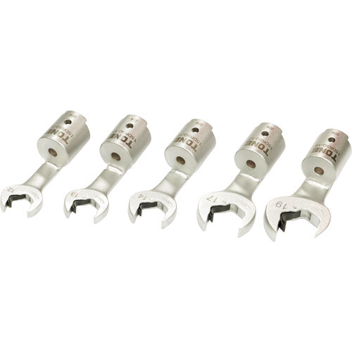 ＴＯＮＥ　差替式トルクレンチ用交換クイックスパナヘッドセット　Ｔ１９Ｄシリーズ　４点セット＿