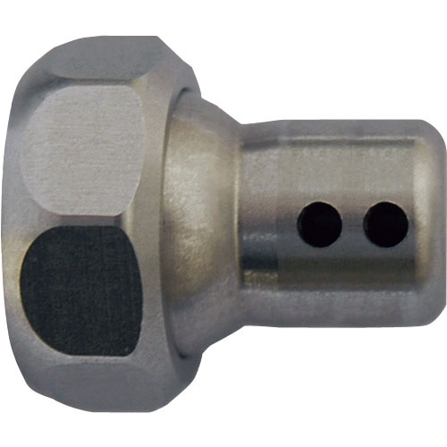 ヒルトライン　ステンレス製クーラントホース（１／４ホースシステム）用９０°丸ノズル　Φ２．０×穴数２＿