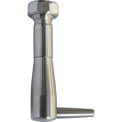 ヒルトライン　ステンレス製クーラントホース（１／４ホースシステム）用９０°丸ロングノズル５５Ｌ　先端＿