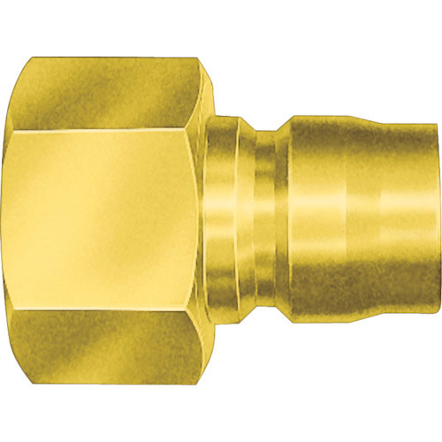 日東　ＴＳＰカプラ　真ちゅう製（おねじ取付用プラグ）　相手側Ｒ１／８（００５６３）＿