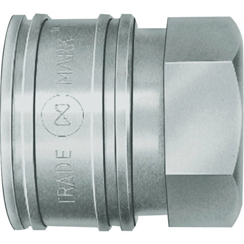 日東　ＴＳＰカプラ　ステンレス製　ニトリルゴムＳＧ（ＮＢＲ）（おねじ取付用ソケット）　相手側Ｒ１／８＿