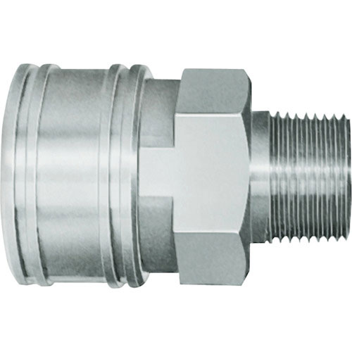 日東　ＴＳＰカプラ　ステンレス製　ニトリルゴムＳＧ（ＮＢＲ）（めねじ取付用ソケット）　相手側Ｒｃ１／＿