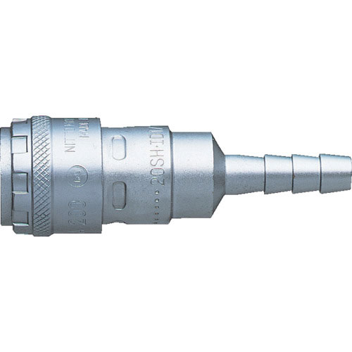 日東　ホース取付用ソケット　ハイカプラ２００　鋼鉄製　相手側ホースサイズ１／４（７８２８０）＿