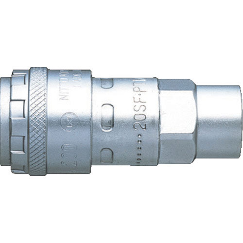 日東　おねじ取付用ソケット　ハイカプラ２００　鋼鉄製　相手側取付ねじサイズＲ１／４（７１２１０）＿