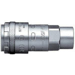 日東　おねじ取付用ソケット　ハイカプラ２００　鋼鉄製　相手側取付ねじサイズＲ３／８（７１２１３）＿