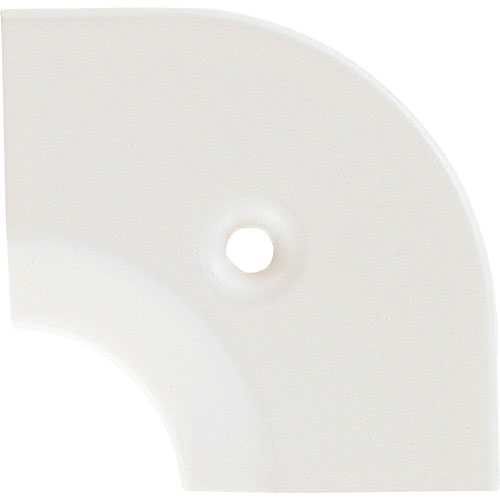 ＡＳＳＩＳＴ　床金物２０－１１１ＬＭ（ＷＨＯ）ヘの字押えコーナー　アルミホワイト　入隅　４３×４３ｍ＿