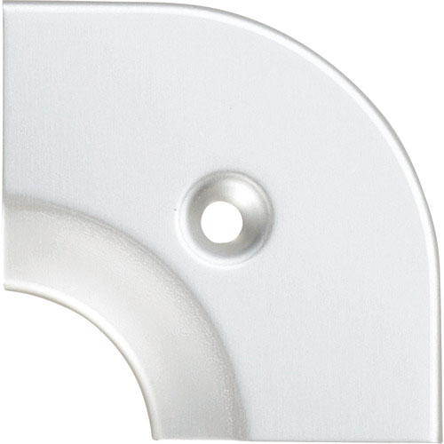 ＡＳＳＩＳＴ　床金物２０－１１１ＬＳヘの字押えコーナー　アルミシルバー　入隅　４３×４３ｍｍ＿