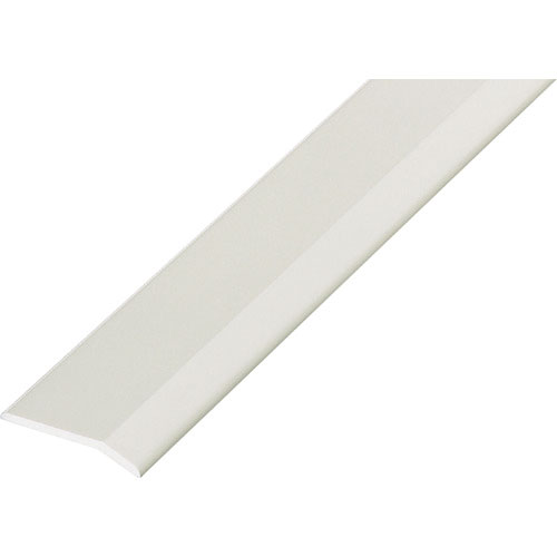 ＡＳＳＩＳＴ　床金物２０－１１１ＷＨヘの字押え　穴明　アルミオフホワイト　１／２定尺２．００Ｍ＿