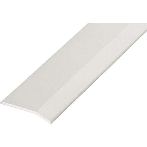 ＡＳＳＩＳＴ　床金物２０－１１２ＡＷＨヘの字押え　穴なし　アルミオフホワイト　１／２定尺２．００Ｍ＿