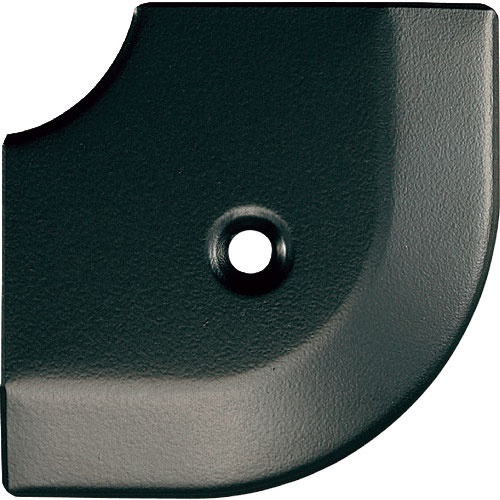 ＡＳＳＩＳＴ　床金物２０－１１２ＬＢＬヘの字押えコーナー　アルミブラック　出隅　５３×５３ｍｍ＿