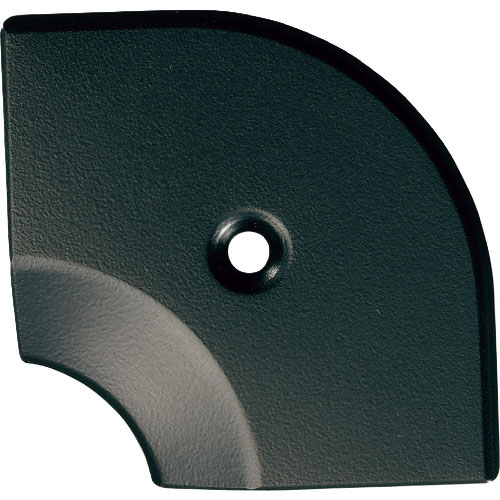 ＡＳＳＩＳＴ　床金物２０－１１２ＬＢＬヘの字押えコーナー　アルミブラック　入隅　５３×５３ｍｍ＿
