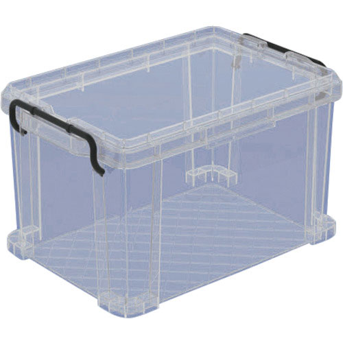 Ｅ－ＣＯＮ　透明フタ付きボックス　２０２１３８　エコンボックス＃２５Ｈセット【２２．１Ｌ、４３０×２＿