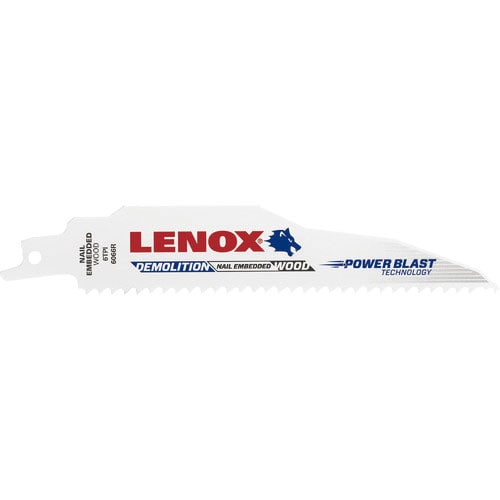 ＬＥＮＯＸ　解体用セーバーソーブレード　６０６６Ｒ　１５０ｍｍ×６山　（２枚入り）＿