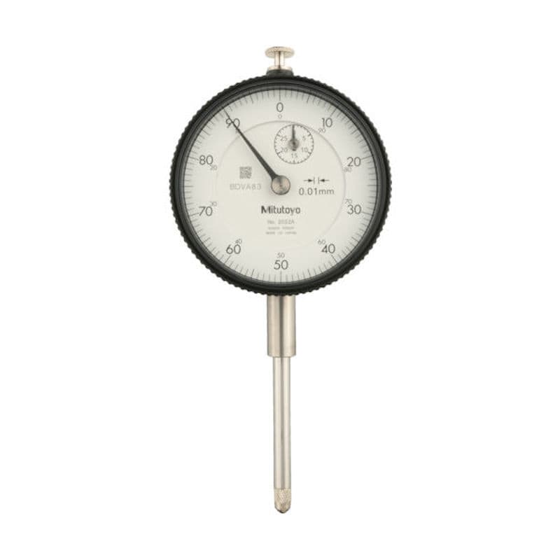 ミツトヨ　標準形ダイヤルゲージ　ロングストローク（耳金付裏ぶたタイプ）　測定範囲０～３０ｍｍ　最小表＿