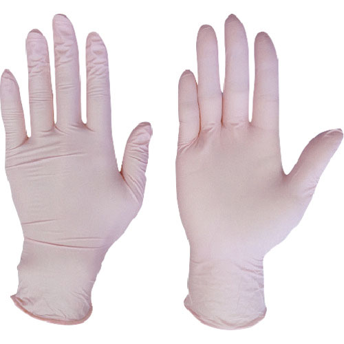 川西　ニトリル使いきり手袋粉無２５０枚入ピンクＳＳサイズ＿