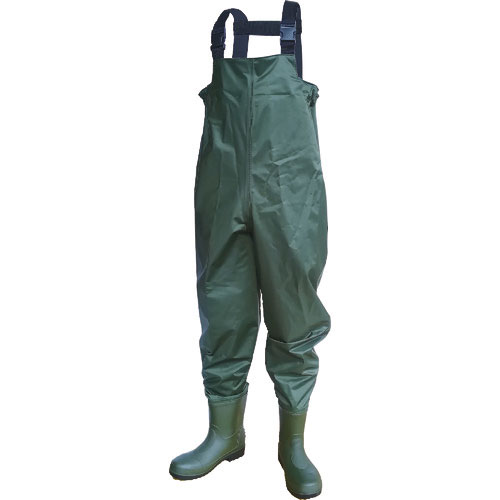 富士手袋　鉄芯鉄板入ナイロン胴付水中長靴　２６．５～２７．０ｃｍ＿