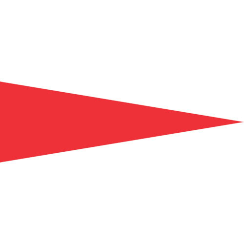 緑十字　マーキング用ステッカー（ゲージマーカーステッカー）　赤　マーキング－５１５Ｒ　５×１５ｍｍ三＿