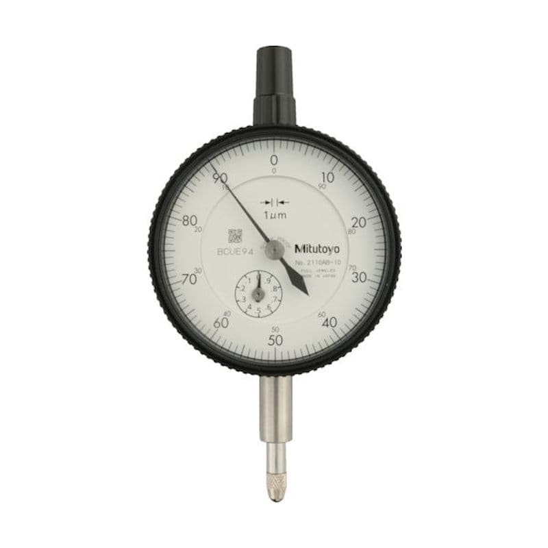 ミツトヨ　標準形ダイヤルゲージ（平裏ぶたタイプ）　測定範囲０～１ｍｍ　最小表示０．００１ｍｍ　目盛仕＿