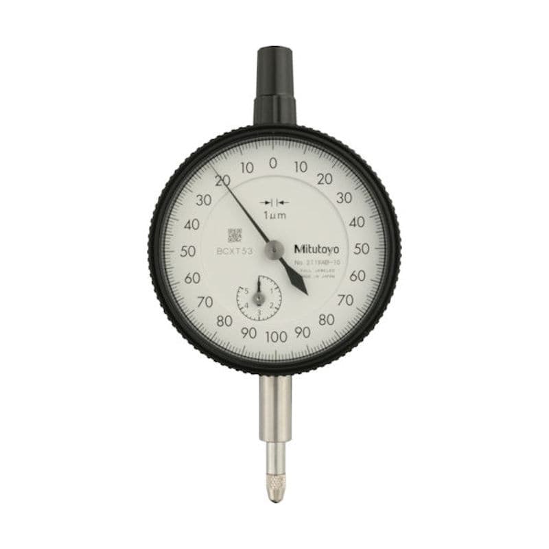 ミツトヨ　標準形ダイヤルゲージ（平裏ぶたタイプ）　測定範囲０～５ｍｍ　最小表示０．００１ｍｍ　目盛仕＿