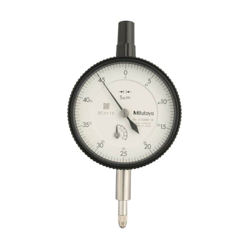 ミツトヨ　標準形ダイヤルゲージ（平裏ぶたタイプ）　測定範囲０～５ｍｍ　最小表示０．００５ｍｍ　目盛仕＿