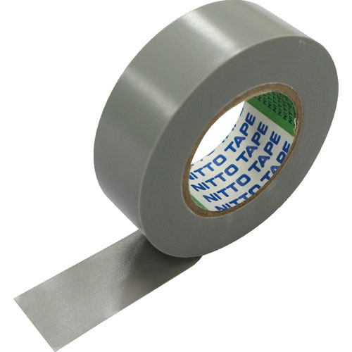 日東　脱鉛タイプビニールテープＮｏ．２１Ｓ　０．２ｍｍ×２５ｍｍ×２０ｍ　灰　８巻入り＿