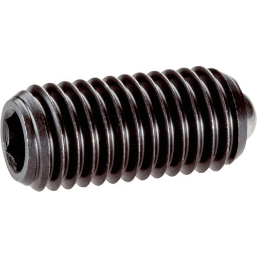 ＨＡＬＤＥＲ　スプリングプランジャ　ボール六角穴付　快削鋼　ボール径３．５＿