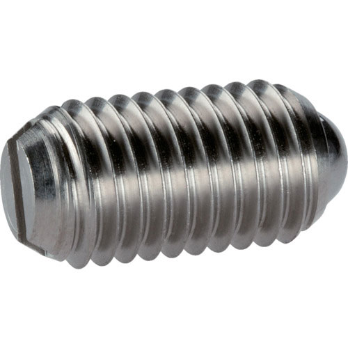 ＨＡＬＤＥＲ　スプリングプランジャ　ボール、スロット付　ステンレス鋼　ボール径４．５＿