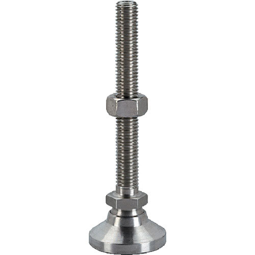 ＨＡＬＤＥＲ　レべリングパッド　パッド、オネジ付　ボール部　ＳＵＳ　耐荷重８ｋＮ　呼びＭ６＿