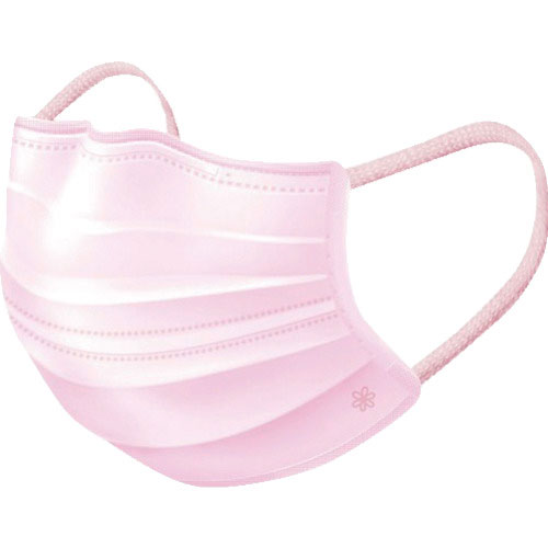 興和　メイクがおちにくいマスク　ベビーピンク５枚＿