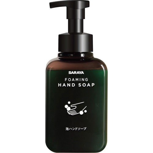 サラヤ　スタイリッシュボトルシャボネットユ・ムＰ－５　５００ｍＬ泡ポンプ付＿