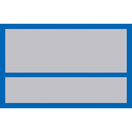 緑十字　ヘルメット用ステッカー　無地タイプ　３２×５０ｍｍ　１０枚組　ＰＥＴ＿