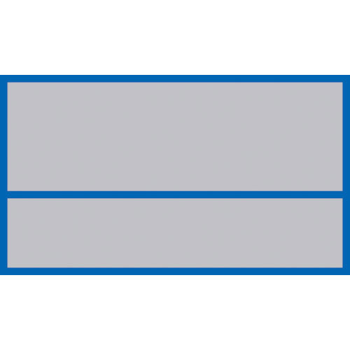 緑十字　ヘルメット用ステッカー　無地タイプ　ＨＬ－１０２　４５×７０ｍｍ　１０枚組　ＰＥＴ＿