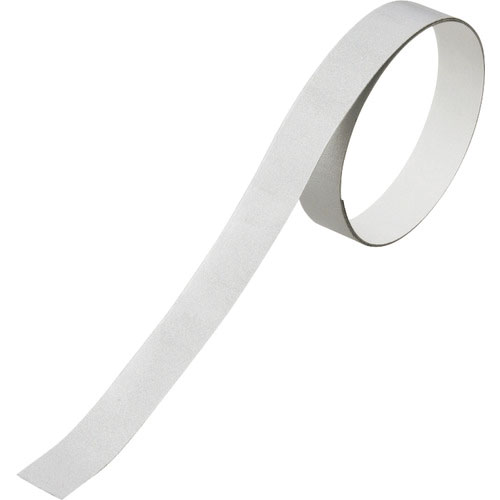 緑十字　ヘルメット用ラインテープ（反射）　白　ＨＬ－Ａ（大）　１５ｍｍ幅×７００ｍｍ　１０本組＿