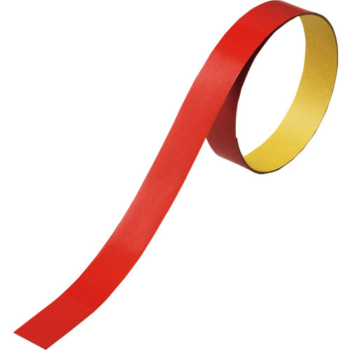 緑十字　ヘルメット用ラインテープ（反射）　赤　ＨＬ－Ｂ（大）　１５ｍｍ幅×７００ｍｍ　１０本組＿