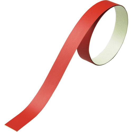 緑十字　ヘルメット用ラインテープ　赤　ＨＬＭ－Ｂ（大）　１５幅×７００ｍｍ　１０本組　無反射タイプ＿