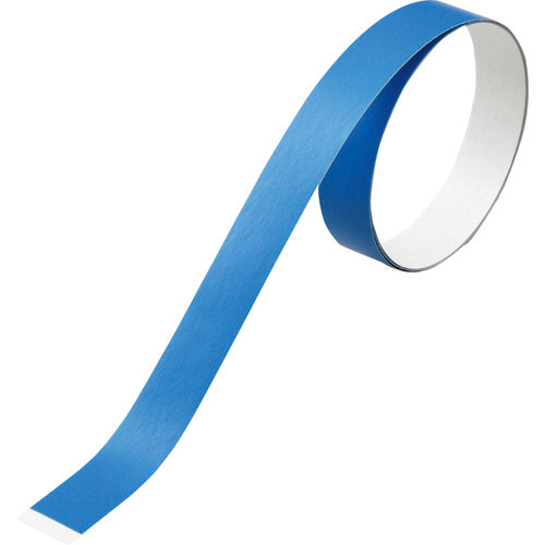 緑十字　ヘルメット用ラインテープ　青　ＨＬＭ－Ｆ（大）　１５幅×７００ｍｍ　１０本組　無反射タイプ＿