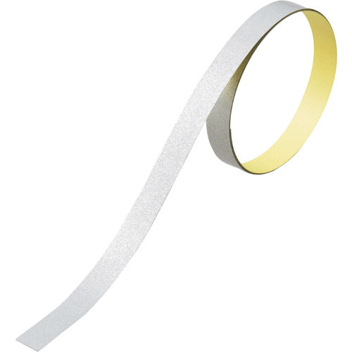 緑十字　ヘルメット用ラインテープ（反射）　白　ＨＬ－Ａ（小）　１０ｍｍ幅×７００ｍｍ　１０本組＿