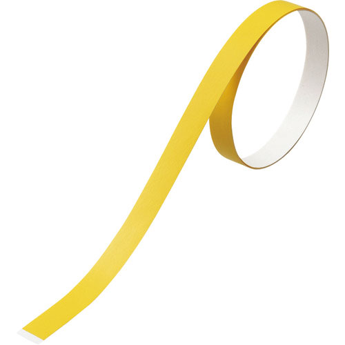 緑十字　ヘルメット用ラインテープ　黄　ＨＬＭ－Ｃ（小）　１０幅×７００ｍｍ　１０本組　無反射タイプ＿