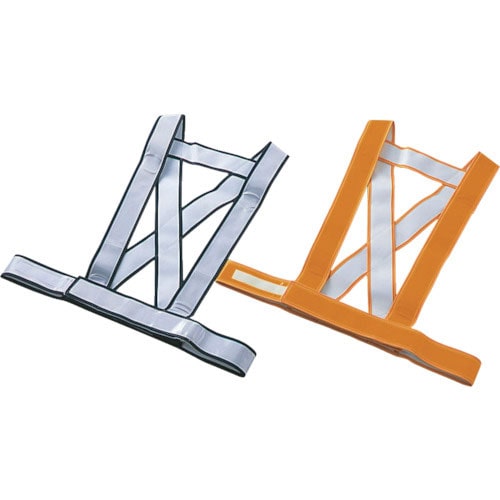 緑十字　安全ベスト（発光帯）　黄反射タイプ　フリーサイズ　発光帯（Ｃ）黄＿