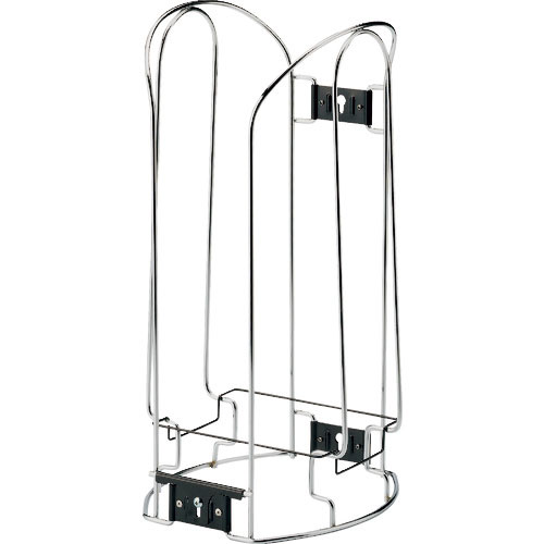 緑十字　ヘルメットスタンド　５～６個収納　ＳＴ８２５　（ヘルスタンド）　高さ５４０×幅２７０ｍｍ　透＿