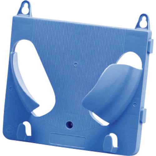 緑十字　ヘルメットラック　１個掛け用　ＳＴ８２１－Ｒ　２４０×２７５ｍｍ　壁掛式　ポリプロピレン＿