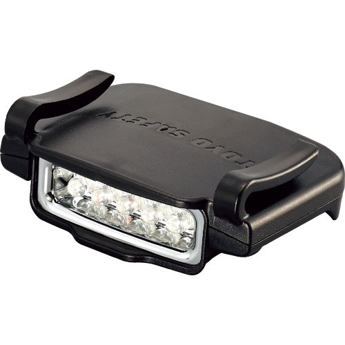 緑十字　バイザーライト（ヘルメット用ＬＥＤライト）　超高輝度ＬＥＤ×５個　電池付　ＴＹＳ－４７＿