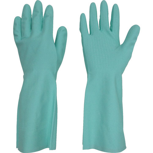 トワロン　ニトリルゴム手袋　ニトリルゴム中あつ手　グリーン　Ｍ＿