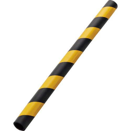 緑十字　トラ柄パイプクッション（反射タイプ）　黄／黒　ＴＲＣ－６９ＨＴＲ　７０（５０）Φ×１０００ｍ＿