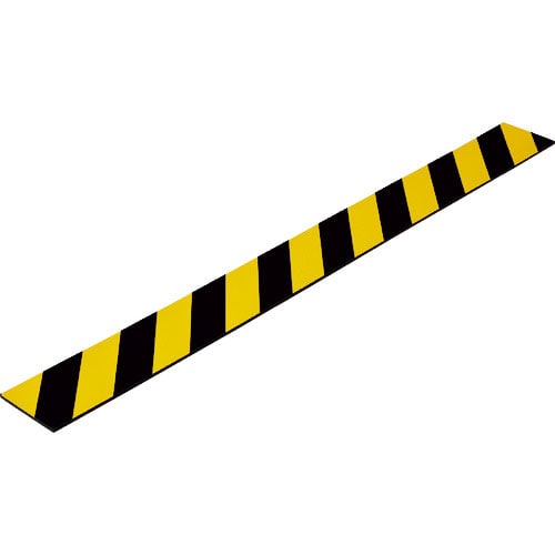 緑十字　トラ柄クッション　黄／黒　ＴＲＣ－１０５Ｈ　１００×１０００ｍｍ　厚み５ｍｍ　反射タイプ＿