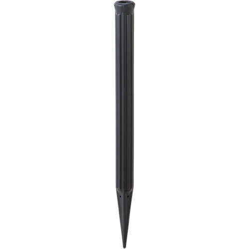 緑十字　のぼり旗用スタンド（打ち込みタイプ）　ノボリ用ポール台Ｐ型　全長５６０ｍｍ　ポリエチレン製＿