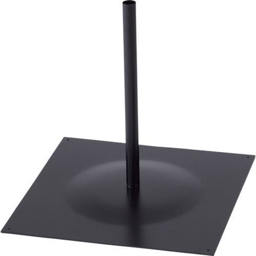 緑十字　のぼり用スタンド（フラットベースタイプ）　重量５．２ｋｇ　スチール製　ノボリ用ポール台Ｆ（大＿