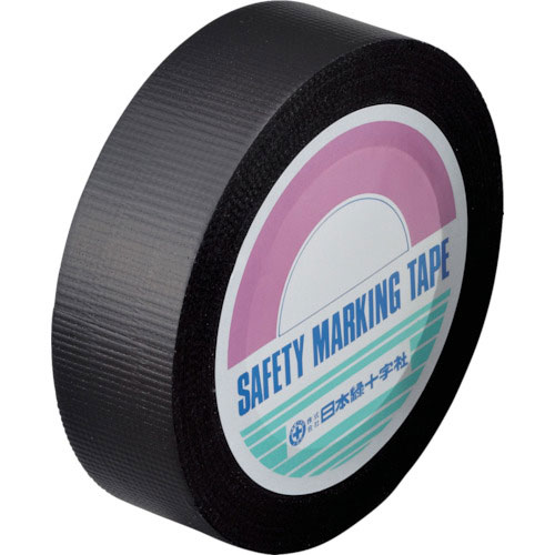 緑十字　マット固定用テープ　黒　ＭＡＫ－３８　３８ｍｍ幅×５０ｍ　手切り可能タイプ　ＰＥ＿