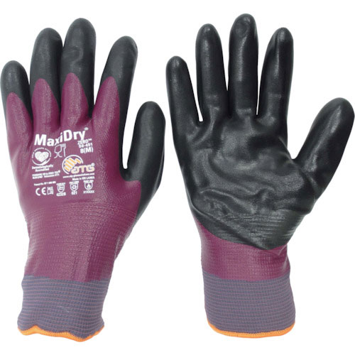 エーティージー　防寒作業用手袋　マキシドライゼロ　５６－４５１　Ｍ＿