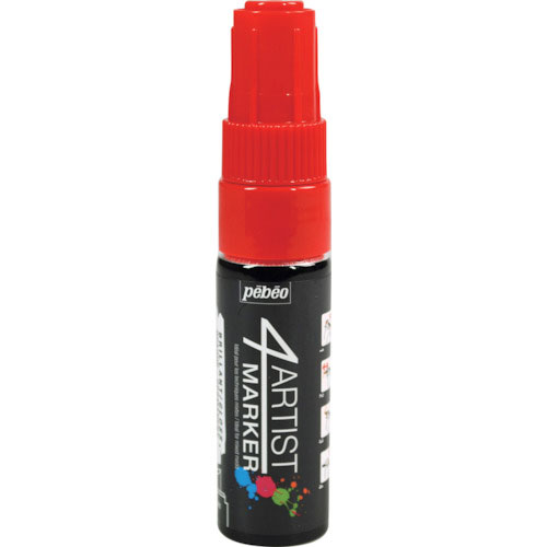 ペベオ　４アーティスト　マーカー　８ｍｍチズル　レッド＿